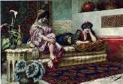 unknow artist Arab or Arabic people and life. Orientalism oil paintings 133 painting